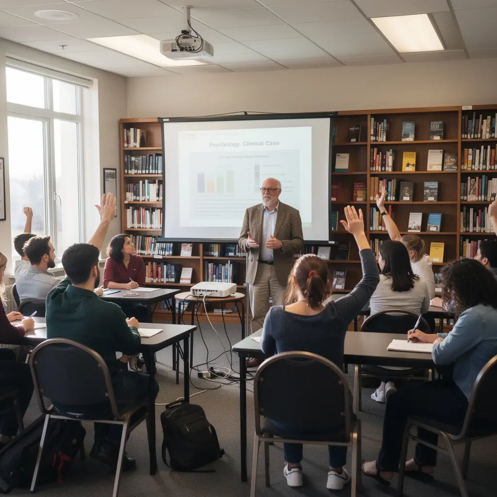 Kép egy terapeuta és páciens közötti beszélgetésről, amely a viselkedésterápiás módszerek alkalmazását szemlélteti.