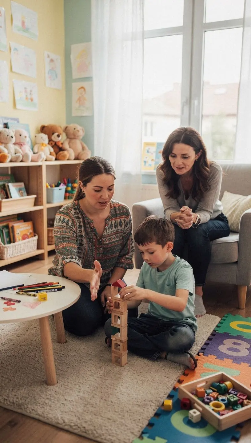 Kép egy terapeuta és páciens közötti beszélgetésről, amely a viselkedésterápiás módszerek alkalmazását szemlélteti.